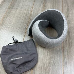 Ostrichpillow Go Memory Foam Travel Neck Pillow Midnight Gray